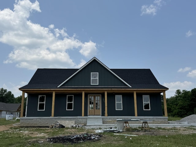 0 Evans Rd, Winchester, TN 37398 - view of front of house featuring covered porch and board and batten siding