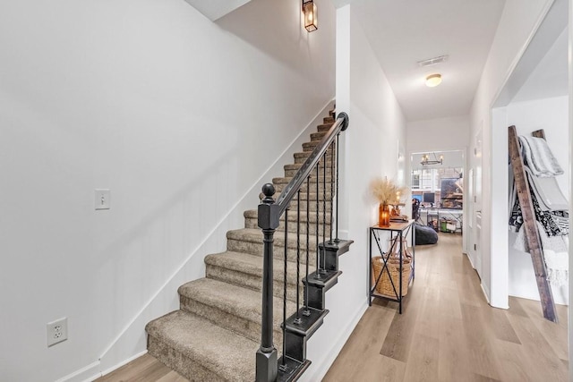 284 Meigs Dr Unit C21, Murfreesboro, TN 37128 - stairway featuring wood finished floors and visible vents