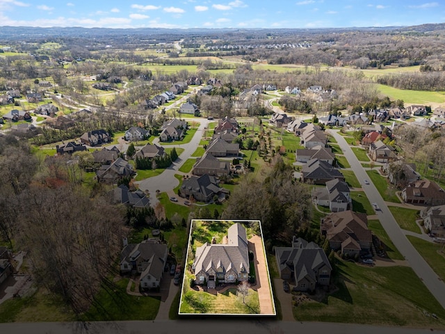 1194 Meadow Bridge Ln, Arrington, TN 37014 - aerial view featuring a residential view