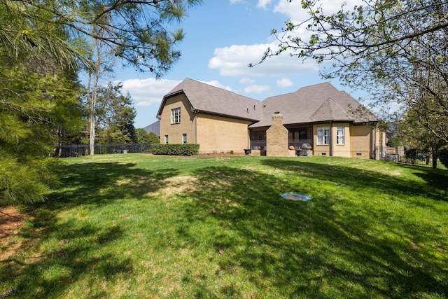 1194 Meadow Bridge Ln, Arrington, TN 37014 - back of house with fence and a yard