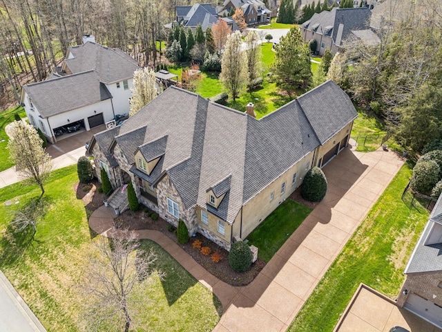 1194 Meadow Bridge Ln, Arrington, TN 37014 - bird's eye view featuring a residential view