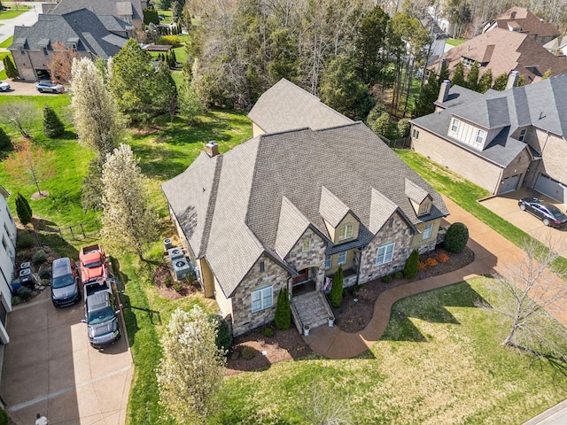 1194 Meadow Bridge Ln, Arrington, TN 37014 - birds eye view of property featuring a residential view