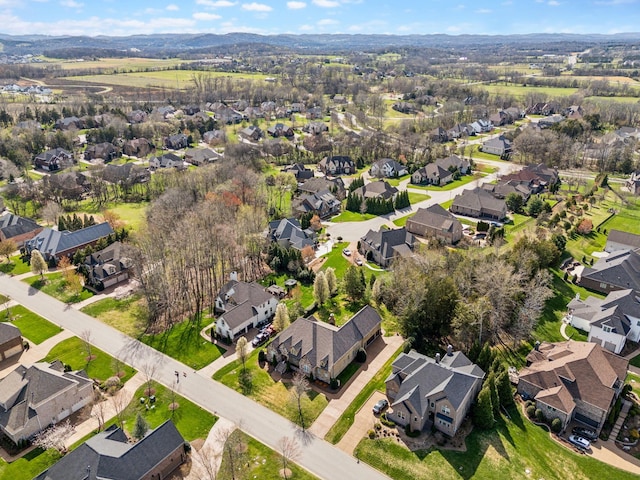 1194 Meadow Bridge Ln, Arrington, TN 37014 - drone / aerial view featuring a residential view