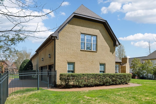 1194 Meadow Bridge Ln, Arrington, TN 37014 - view of property exterior featuring a lawn and fence
