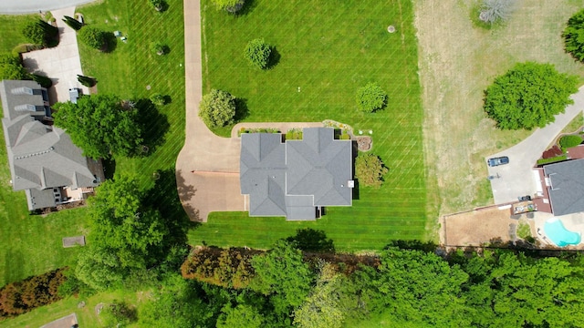 2145 Summer Hill Cir, Franklin, TN 37064 - bird's eye view of a pool area