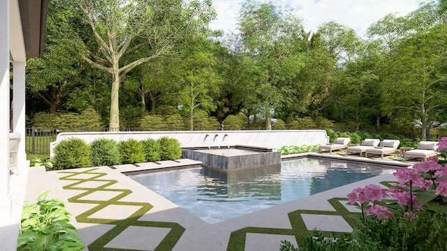 1352 Duncanwood Ct, Nashville, TN 37204 - view of pool featuring fence and a fenced in pool