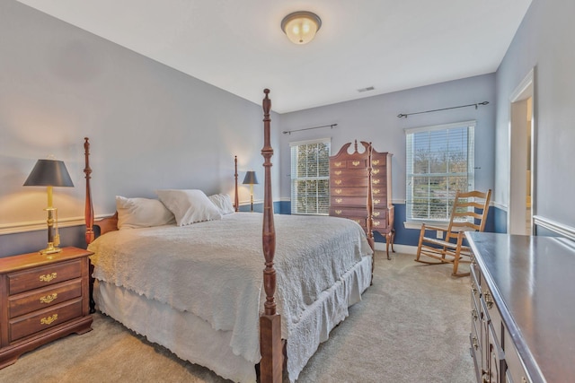 1531 Pumpkin Ridge Ct, Nolensville, TN 37135 - bedroom featuring baseboards, visible vents, and light colored carpet