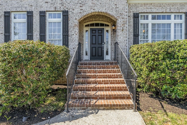 1531 Pumpkin Ridge Ct, Nolensville, TN 37135 - doorway to property with brick siding