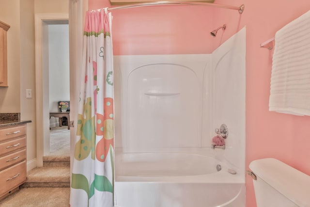 1531 Pumpkin Ridge Ct, Nolensville, TN 37135 - full bathroom with shower / tub combo, toilet, and vanity