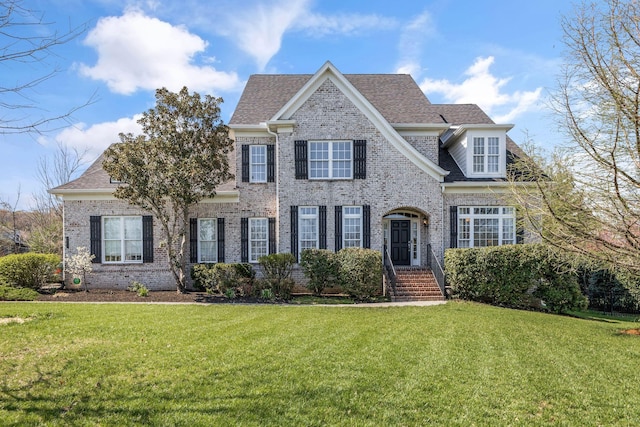 1531 Pumpkin Ridge Ct, Nolensville, TN 37135 - view of front of property with brick siding, roof with shingles, and a front yard