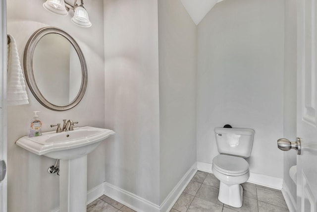 1531 Pumpkin Ridge Ct, Nolensville, TN 37135 - bathroom featuring toilet, tile patterned floors, and baseboards