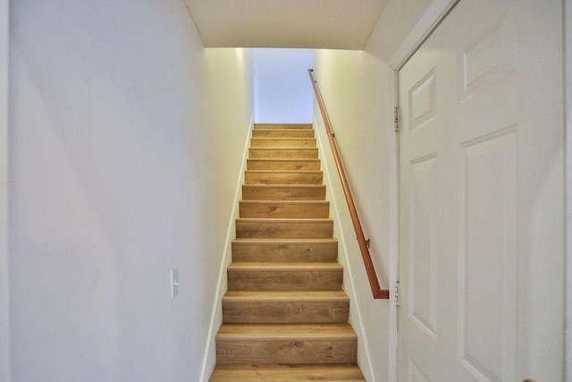 2300 Broadview Dr, Nashville, TN 37217 - stairway with wood finished floors
