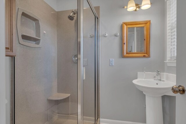 4337 Morriswood Dr, Nashville, TN 37204 - full bath featuring a stall shower and a sink