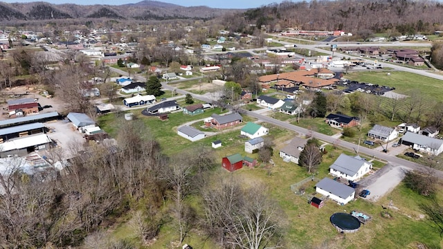 1385 Mitchell St, Celina, TN 38551 - aerial view with a residential view and a mountain view