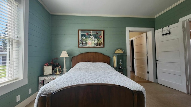 1385 Mitchell St, Celina, TN 38551 - bedroom featuring carpet floors and ornamental molding