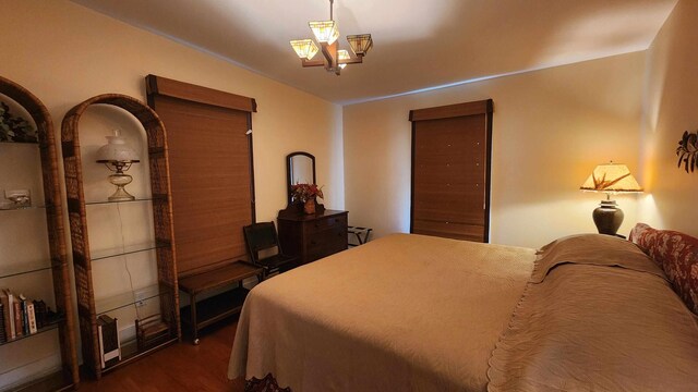1385 Mitchell St, Celina, TN 38551 - bedroom with dark wood-style flooring