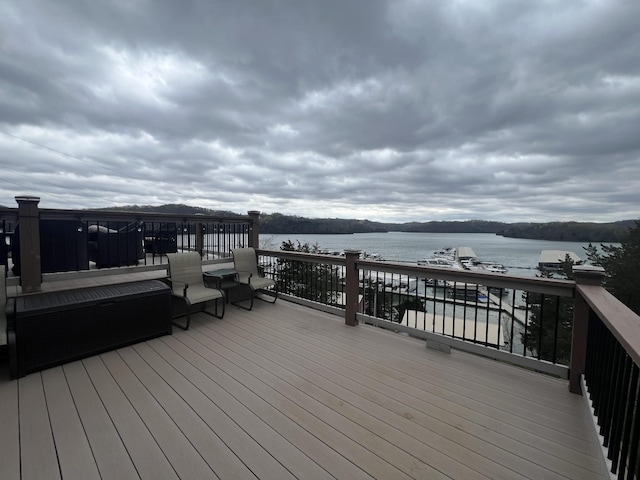 764 Cedar Hill Rd, Celina, TN 38551 - deck featuring a water view