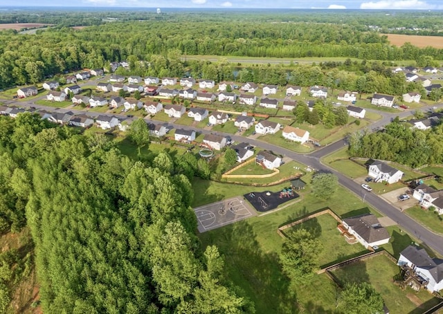 1676 Putnum Dr, Clarksville, TN 37042 - birds eye view of property with a forest view and a residential view