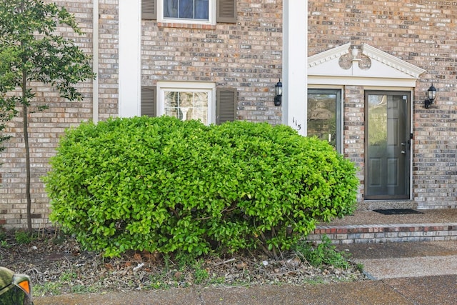115 Northcrest Ct, Nashville, TN 37211 - doorway to property featuring brick siding