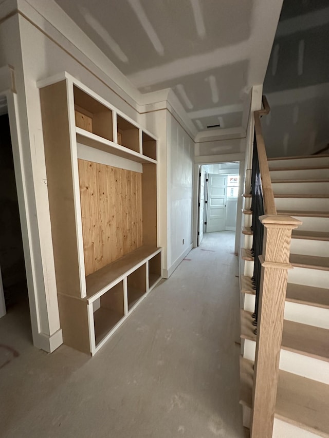 49 Copperas Creek Rd, Tullahoma, TN 37388 - mudroom featuring unfinished concrete flooring