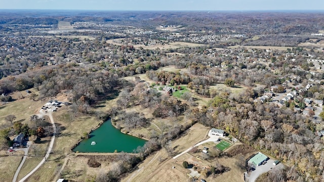 7990 Poplar Creek Rd, Nashville, TN 37221 - aerial view with a water view
