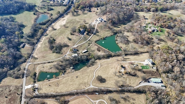 7990 Poplar Creek Rd, Nashville, TN 37221 - bird's eye view with a water view