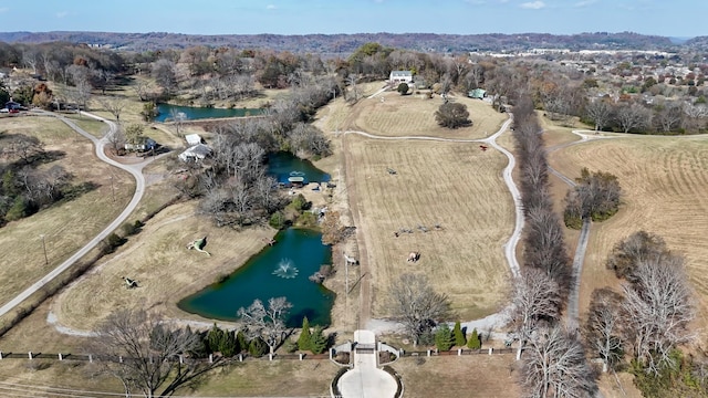 7990 Poplar Creek Rd, Nashville, TN 37221 - birds eye view of property with a water view