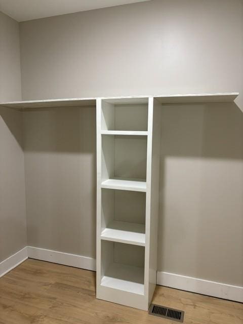 closet featuring visible vents