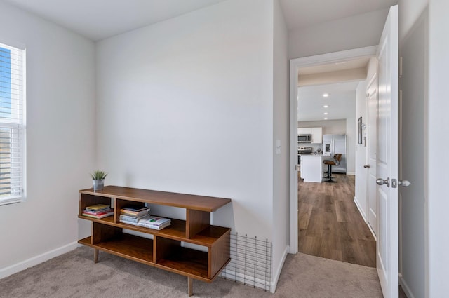 3008 Sapgate Ln, Nashville, TN 37207 - hall featuring baseboards and carpet flooring