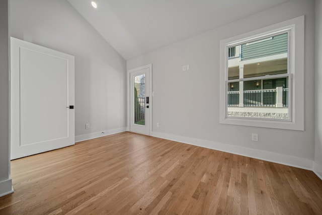 1405 Ashwood Ave, Nashville, TN 37212 - spare room featuring wood finished floors, baseboards, and plenty of natural light