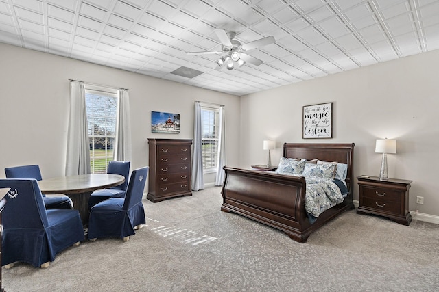 4 Colonel Winstead Dr, Brentwood, TN 37027 - bedroom with baseboards, a ceiling fan, and carpet flooring