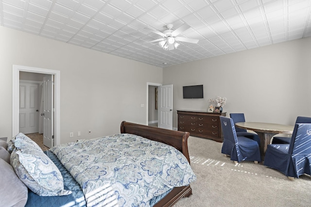 4 Colonel Winstead Dr, Brentwood, TN 37027 - carpeted bedroom with a ceiling fan