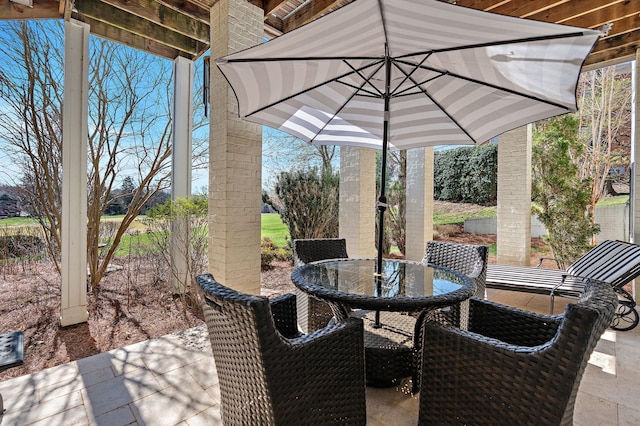 4 Colonel Winstead Dr, Brentwood, TN 37027 - view of patio featuring outdoor dining space