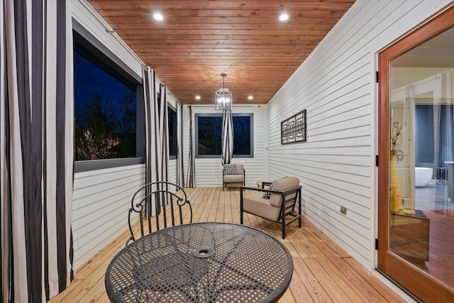 924 Gilmore Ave, Nashville, TN 37204 - wooden terrace with outdoor dining area