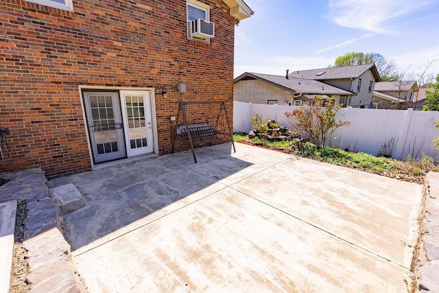 251 Sailboat Dr, Nashville, TN 37217 - fenced backyard with a patio and cooling unit