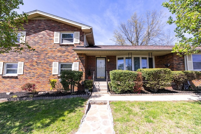 251 Sailboat Dr, Nashville, TN 37217 - view of front of property featuring brick siding and a front lawn