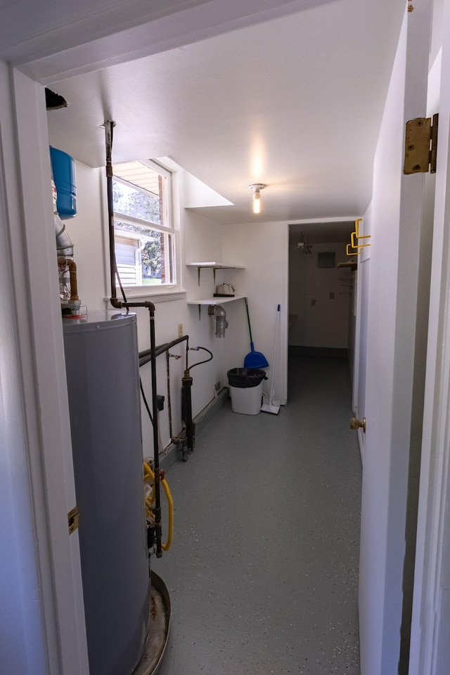251 Sailboat Dr, Nashville, TN 37217 - hall with gas water heater