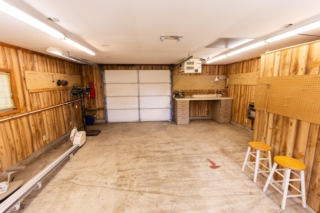 251 Sailboat Dr, Nashville, TN 37217 - garage featuring wood walls