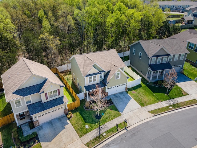 2037 Hamilton Hill Dr, Antioch, TN 37013 - birds eye view of property with a residential view