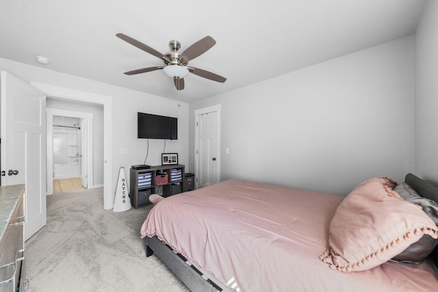 2037 Hamilton Hill Dr, Antioch, TN 37013 - bedroom featuring carpet flooring and ceiling fan