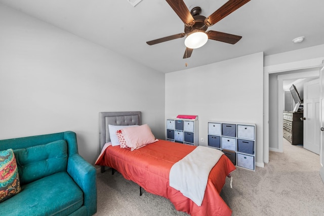 2037 Hamilton Hill Dr, Antioch, TN 37013 - carpeted bedroom with ceiling fan