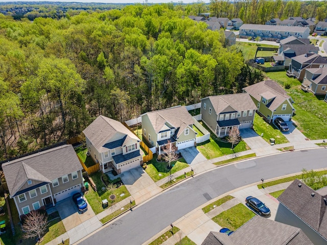 2037 Hamilton Hill Dr, Antioch, TN 37013 - bird's eye view with a view of trees and a residential view