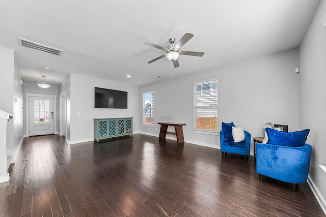 2037 Hamilton Hill Dr, Antioch, TN 37013 - unfurnished room with baseboards, wood finished floors, visible vents, and a healthy amount of sunlight