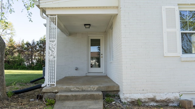 259 W End Hts, Lebanon, TN 37087 - doorway to property featuring brick siding