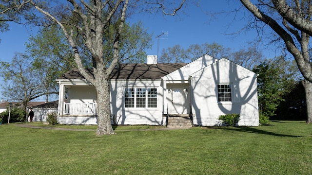 259 W End Hts, Lebanon, TN 37087 - view of front of property with a chimney and a front yard