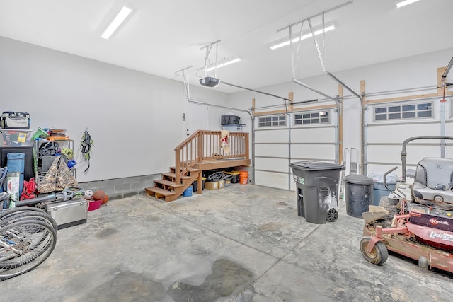 1017 Cliff View Dr N, Kingston Springs, TN 37082 - garage featuring a garage door opener