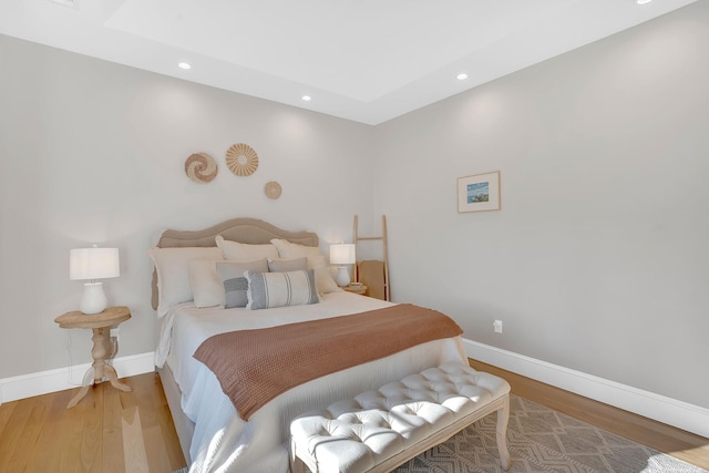 1017 Cliff View Dr N, Kingston Springs, TN 37082 - bedroom with recessed lighting, baseboards, and wood finished floors