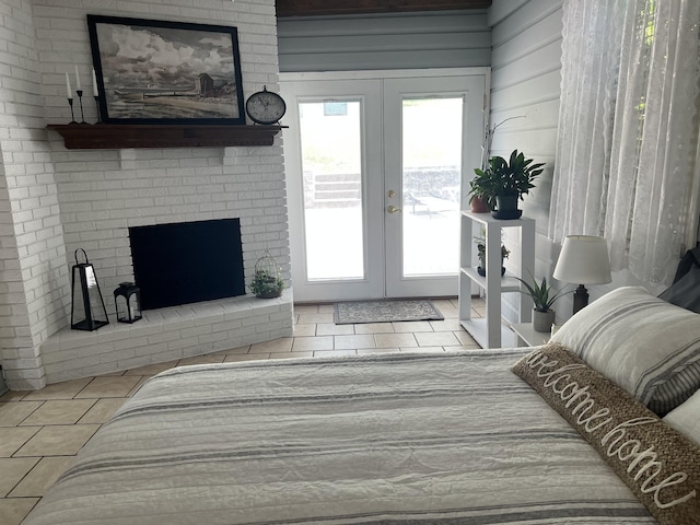 22 Jean Dr, Carthage, TN 37030 - bedroom featuring french doors, access to exterior, and tile patterned floors