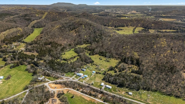 1036 Locke Creek Rd, Readyville, TN 37149 - birds eye view of property featuring a mountain view and a forest view