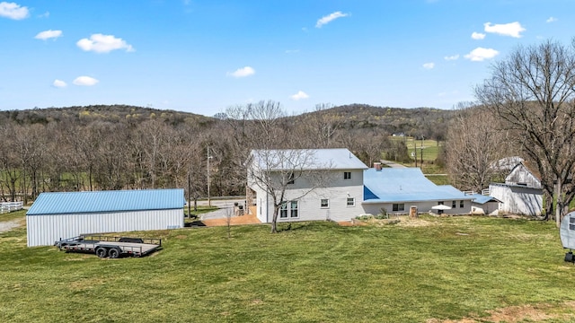 1036 Locke Creek Rd, Readyville, TN 37149 - view of yard with a wooded view